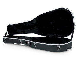 Gator GC Series Deluxe ABS 12-String Dreadnought Molded Acoustic Guitar Case Black