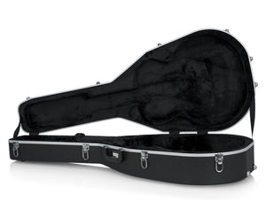 Gator GC Series Deluxe ABS Jumbo Molded Acoustic Guitar Case Black