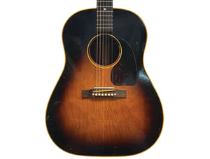 Gibson Vintage J-45 Acoustic Guitar in Sunburst w/ Gibson Case 1954