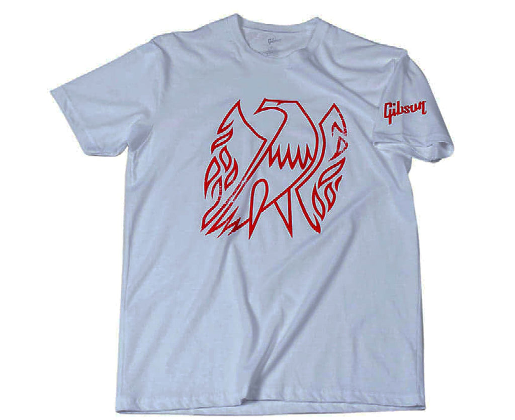 Gibson Firebird T-Shirt in White - Large