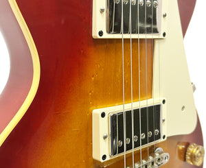 Gibson Les Paul Standard Electric Guitar in Cherry Sunburst, Gibson Chainsaw Case, 1985