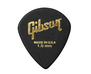 Gibson Modern Black 1.00mm Guitar Pick 6 Pack