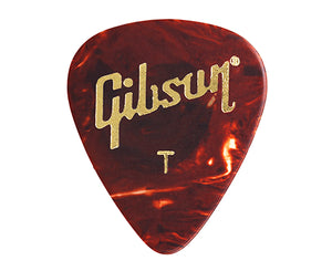 Gibson Celluloid Tortoise Thin Size Guitar Pick Pack 12 Picks