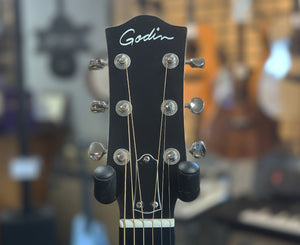 Godin Metropolis Classic QIT Acoustic-Electric Guitar in Natural w/ Tric Case