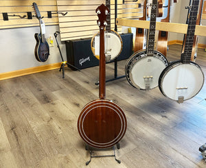 Gold Star GF-100HF "Hearts and Flowers" 5-String Resonator Banjo w/ Case