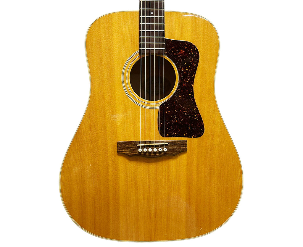 Guild USA D-30 Dreadnought Acoustic Guitar in Blonde w/ Hard Shell Case 1990 - Megatone Music