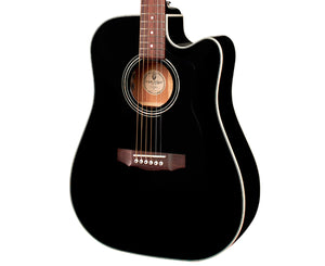 Guild D-140ce Westerly Collection Dreadnought Acoustic-Electric Guitar Black