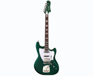 Guild Surfliner Deluxe Electric Guitar With Guild Floating Vibrato Tailpiece in Evergreen Metallic