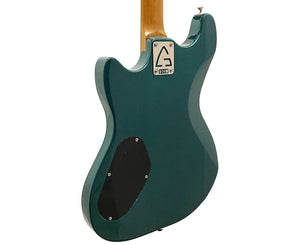 Guild Surfliner Deluxe Electric Guitar With Guild Floating Vibrato Tailpiece in Evergreen Metallic
