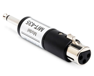 Hosa MIT-435 Impedance Transformer XLR3F to 1/4 in TS