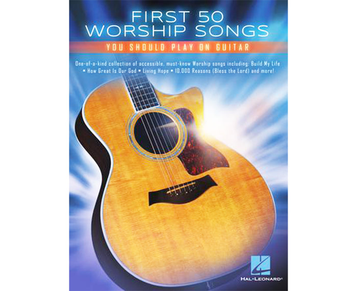 Hal Leonard First 50 Worship Songs You Should Play on Guitar