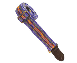 Henry Heller Picador Series 2" HPRU-03 Peruvian Tort-O Tri-Glide Guitar Strap in Purple