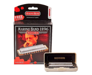 Hohner HH1896B Marine Band Harmonica - Key E