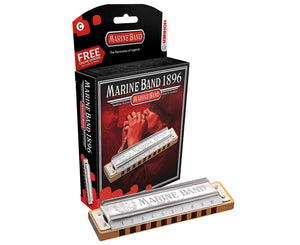 Hohner HH1896B Marine Band Harmonica - Key C