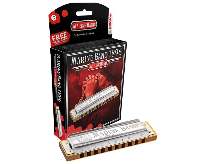 Hohner HH1896B Marine Band Harmonica - Key C