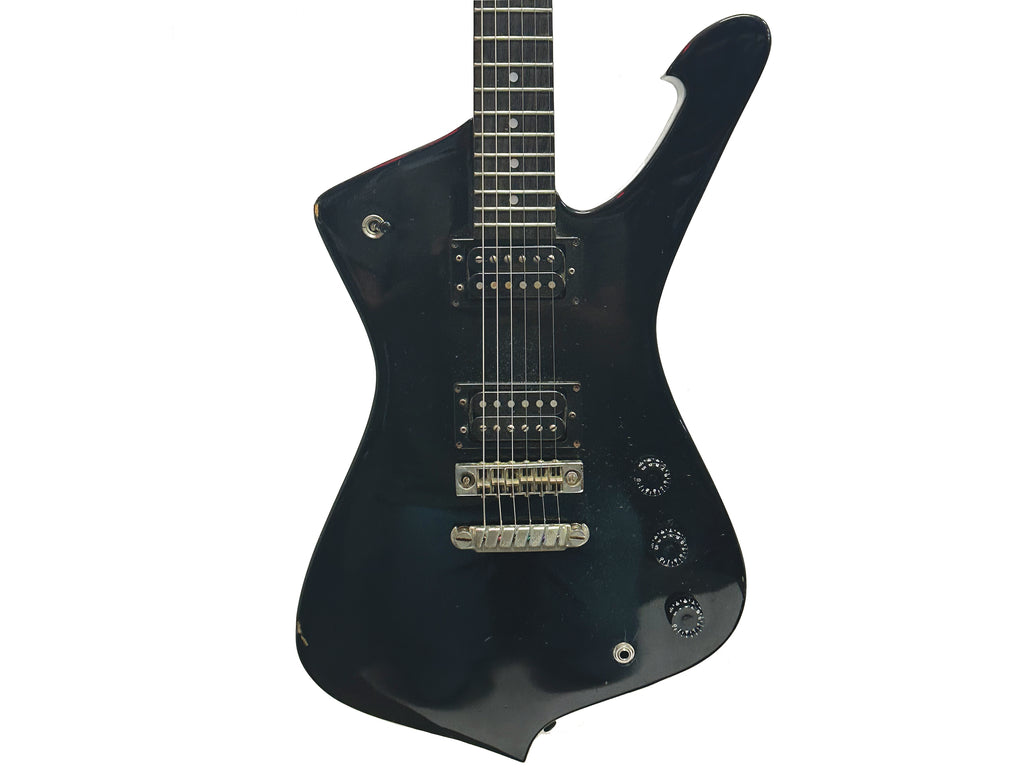 IBANEZ IC50 Iceman Electric Guitar in Gloss Black w/OHSC 1980