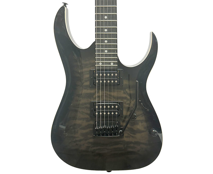 Ibanez GIO GRGA120QA Electric Guitar Transparent Black