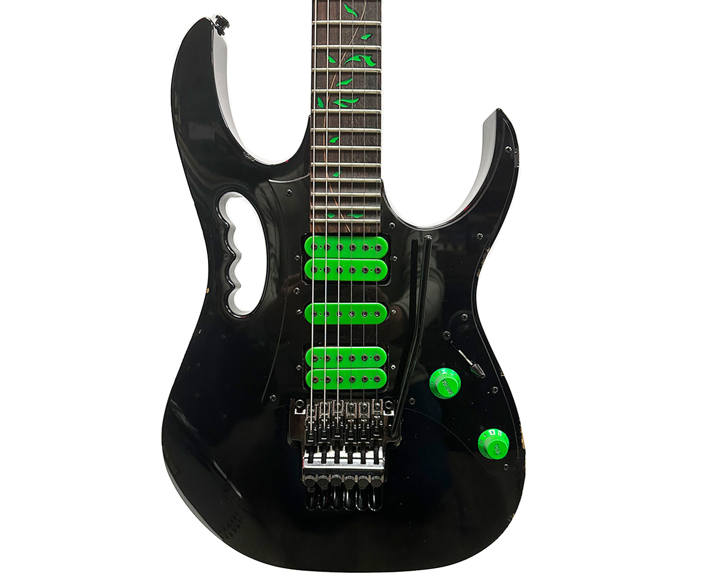 Ibanez JEM777V-BK Steve Vai Signature Vine Electric Guitar