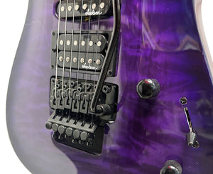 Jackson JS34Q Dinky DKA-M Electric Guitar in Trans Purple