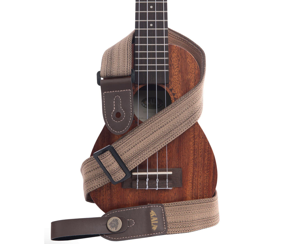 Kala Heather Brown Handmade Ukulele Strap - Made in the Brazil