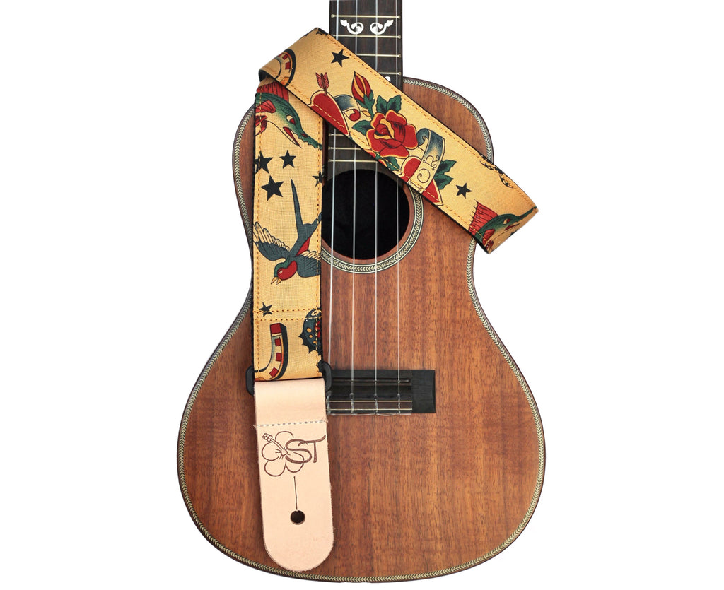 Kala Tattoo Handmade Nylon Ukulele Strap - Made in the USA