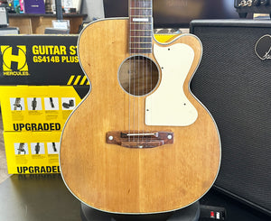 Kay K24 Jumbo Vintage Acoustic Guitar w/ Hard Shell Case 1950's