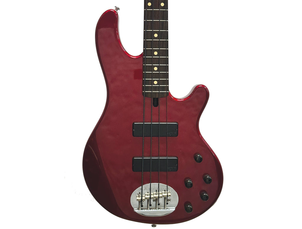 Lakland Skyline Series 44-01 Bass Guitar in Candy Apple Red