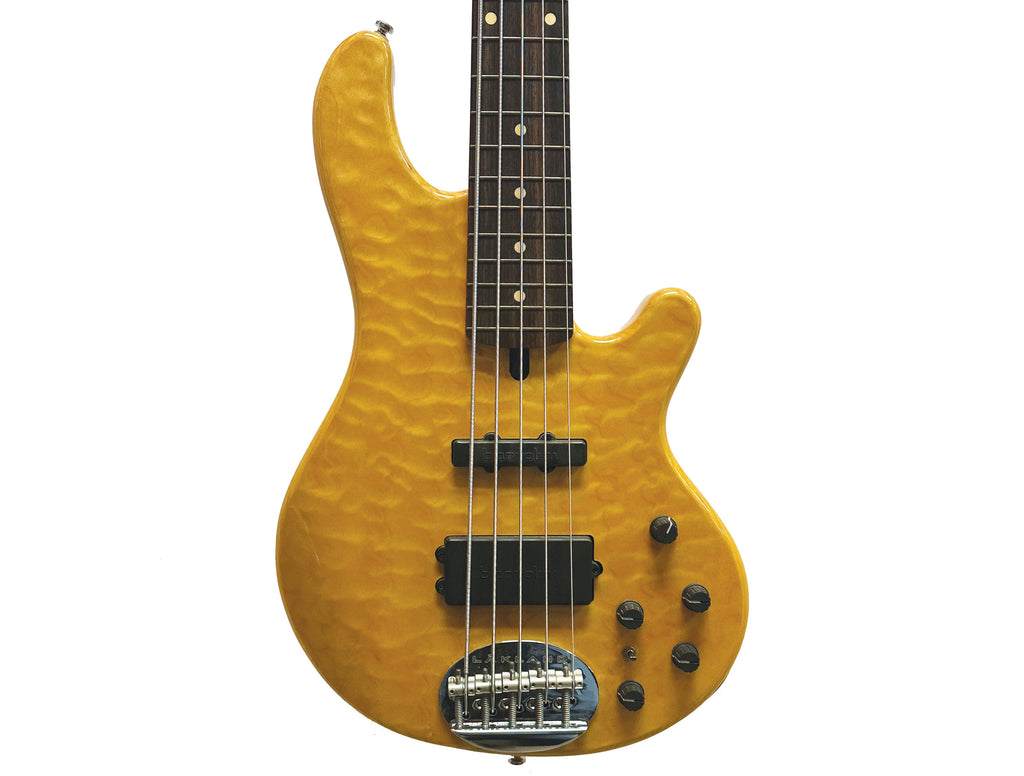 Lakland Skyline 55-02 5-String Bass Guitar in Quilted Maple w/ OHSC