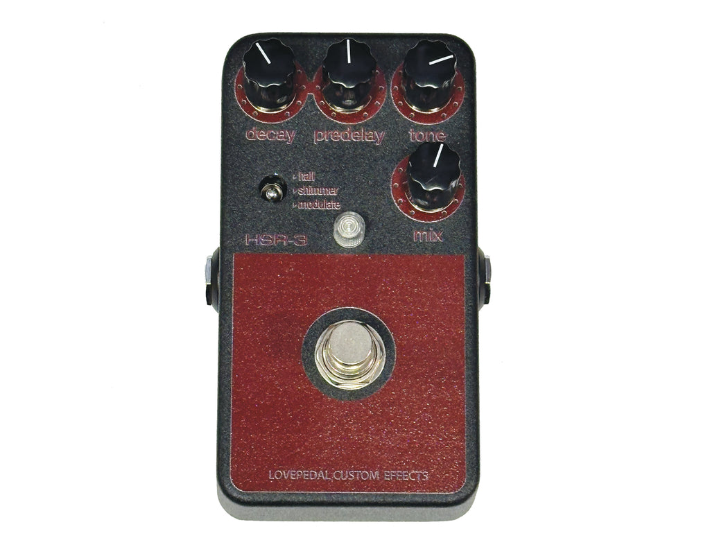 Lovepedal HSR-3-Red Multi-Reverb Effects Pedal