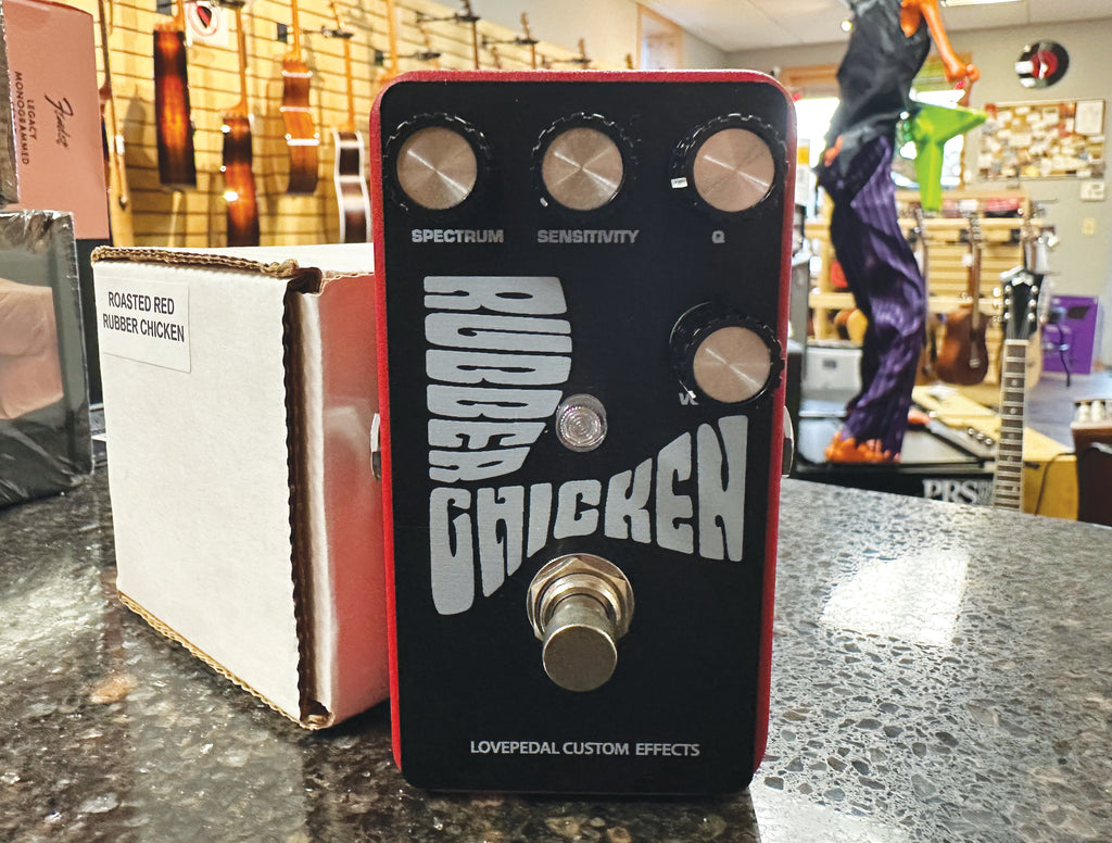 Lovepedal Roasted Red Rubber Chicken Auto-Wah Effects Pedal