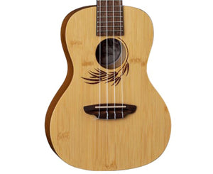 Luna Bamboo Concert Ukulele w/ Gig Bag