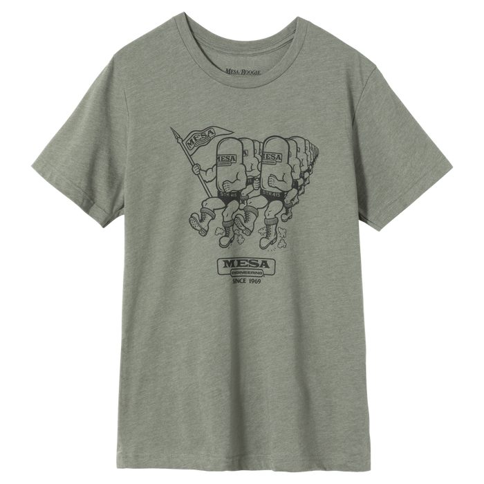 Mesa Marching Tubes Tee Army Green - XL