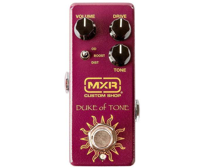 MXR Custom Shop Duke of Tone Overdrive Effects Pedal Purple