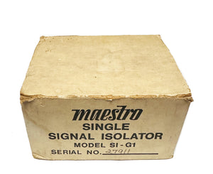 Maestro Vintage SI-G1 Single Signal Isolator Box
