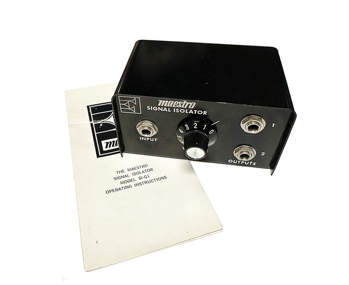 Maestro Vintage SI-G1 Single Signal Isolator Box