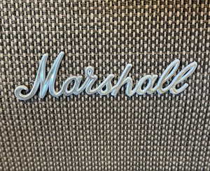 Marshall Basket Weave 4 x 12 Inch Slant Cabinet 1969 | Original 25w Celestion Greenbacks