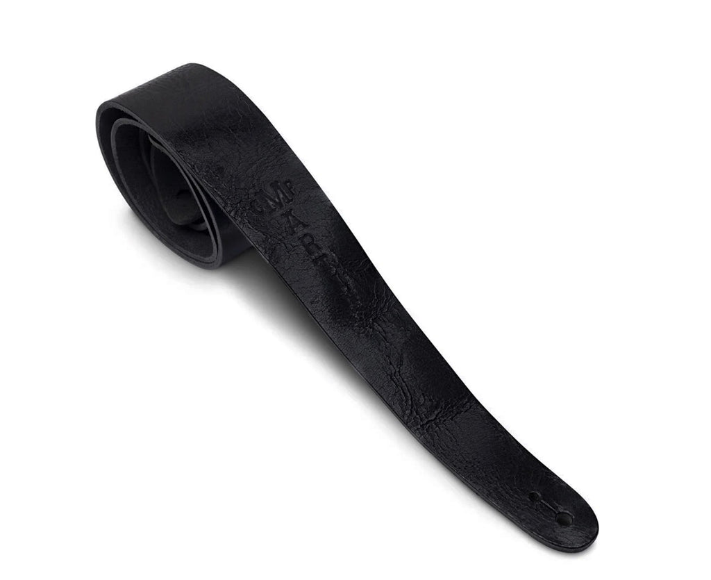 Martin Vintage Leather Strap Guitar Strap in Black - Megatone Music