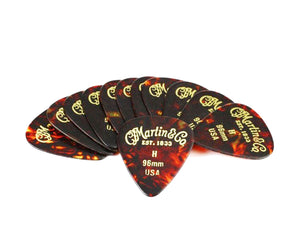 Martin .96mm Heavy Pick Pack - Faux Tortoise - 12 Picks