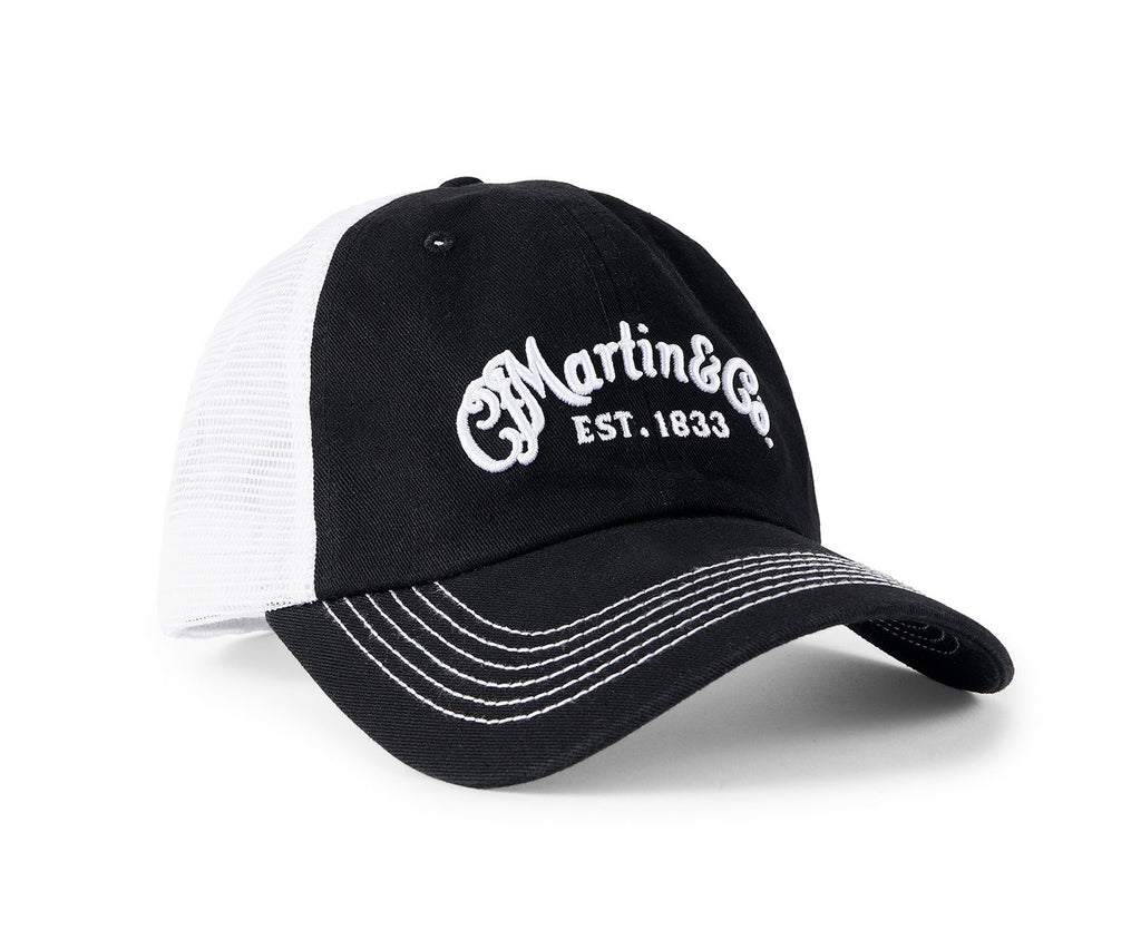 Martin Guitars 3D Embroidery Black Trucker Cap - Megatone Music