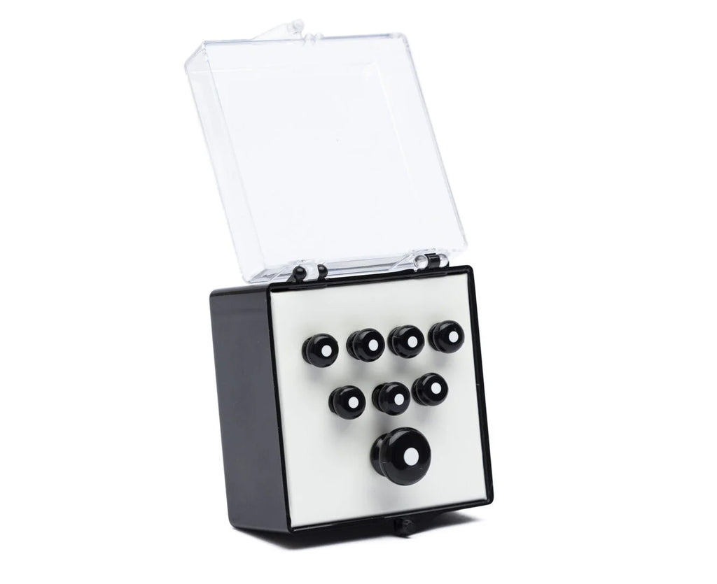 Martin Inlaid Bridge & Endpins - Black/White - Megatone Music