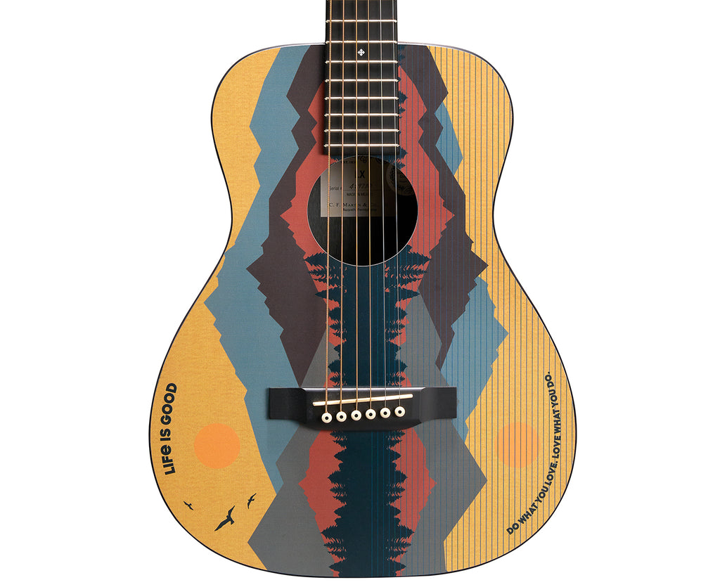 Martin LX1 Life Is Good Acoustic Guitar w/ Case - Megatone Music