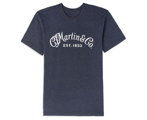 Martin Retro T-Shirt in Vintage Navy Large