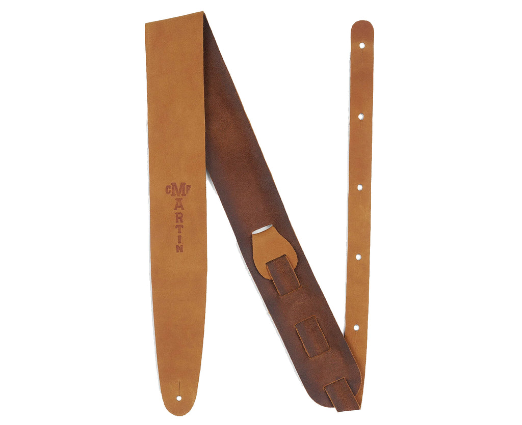 Martin Reversible Roughout Leather Streetmaster Guitar Strap - Megatone Music