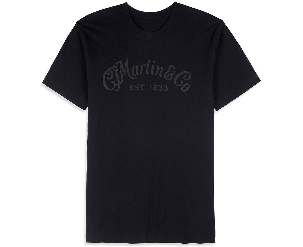 Martin Tone on Tone Black T-Shirt in X-Large - Megatone Music