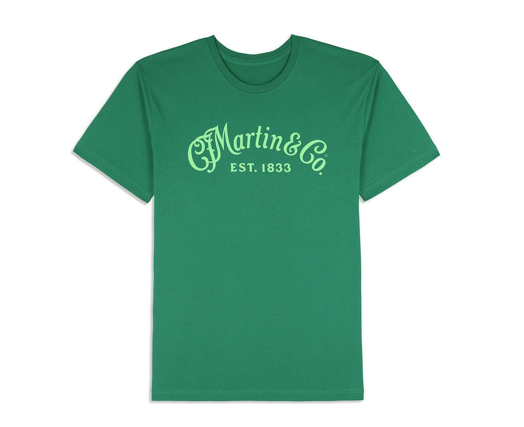 Martin Emerald Green Logo T-Shirt in X-Large - Megatone Music