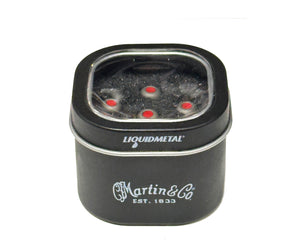 Martin LUXE BY MARTIN Liquidmetal Bridge Pins Turkish Emery/Dark Gray