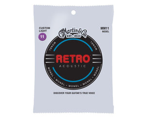 Martin MM11 Retro Series Acoustic Guitar Strings 11-52