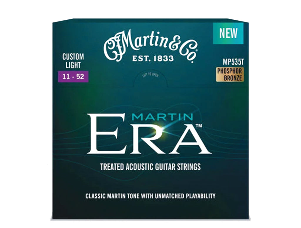 Martin Era Treated Acoustic Guitar Strings Phosphor Bronze 11-52