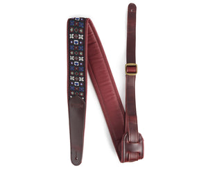 Martin Retro Jacquard Leather Guitar Strap - Megatone Music