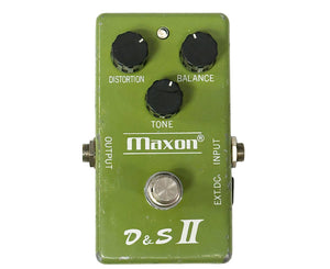 Maxon D&S II Distortion and Overdrive Made in Japan 1979